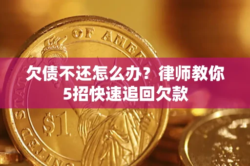 武汉欠债不还怎么办?律师教你5招快速追回欠款 武汉欠债不还怎么办?律师教你5招快速追回欠款