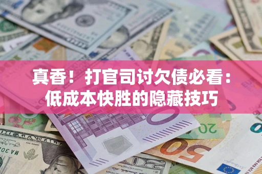 武汉真香!打官司讨欠债必看:低成本快胜的隐藏技巧 武汉真香!打官司讨欠债必看:低成本快胜的隐藏技巧